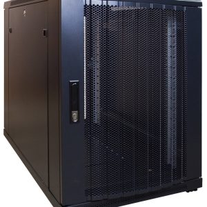 15U mini server rack with perforated door 600x1000x860mm (WxDxH)