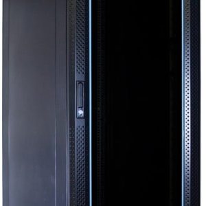 42U server rack with glass door 600x1000x2000mm (WxDxH)