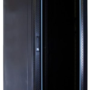 42U server rack with glass door 600x1200x2000mm (WxDxH)