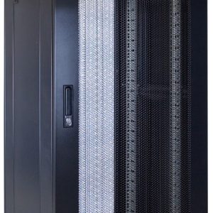 27U server rack with perforated door 600x600x1400mm (WxDxH)