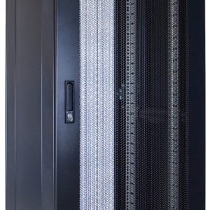 32U server rack with perforated door 600x600x1600mm (WxDxH)