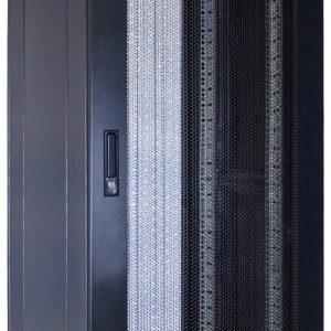 37U server rack with perforated door 600x600x1800mm (WxDxH)