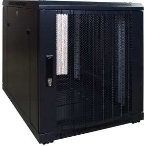 12U mini server rack with perforated 600x600x720mm (WxDxH)