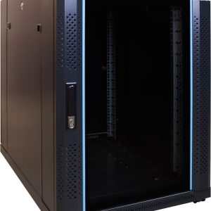 15U mini server rack with glass door 600x600x860mm (WxDxH)