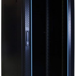 27U server-rack with glass door 600x800x1400mm (WxDxH)