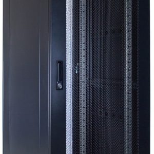 32U server rack with perforated door 600x800x1600mm (WxDxH)