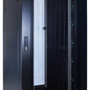 32U server rack with perforated door 800x1000x1600mm (WxDxH)