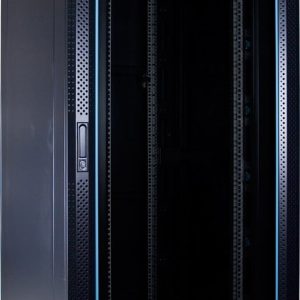 37U server rack with glass door 800x1000x1800mm (WxDxH)