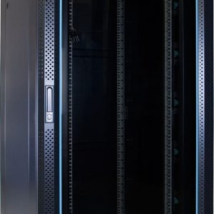 32U server rack with glass door 800x800x1600mm (WxDxH)