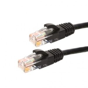 Patchkabel CAT6, 0,5m Zwart