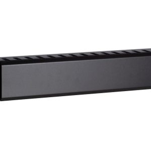 2U 19 inch metal cable tray with sliding cover