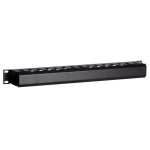 19 inch kabelgoot met afdekplaat 1U