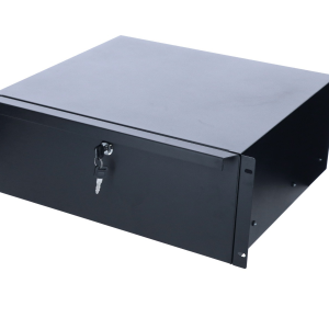 19 inch lockable metal drawer - 4U