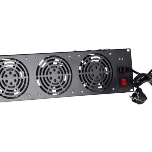 Fan set with 3 fans, suitable for installation between struts - 3U