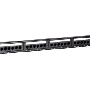 CAT5e UTP patch panel - 24 ports