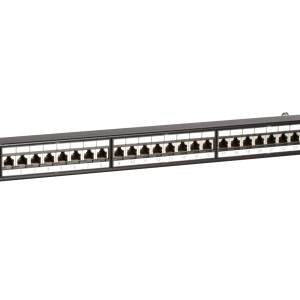 CAT6a STP patch panel - 24 ports