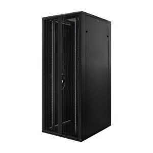 42U server rack with perforated split doors front and back 800x1200x2000mm (WxDxH)