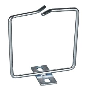 Metal cable holder, screw mounting 80 x 80 mm