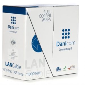 CAT6 UTP 305m op rol soepel