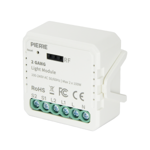 PIERRE 2 Gang Light Module (L+N)