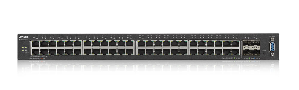 Zyxel XGS2210-52 Managed L2 Gigabit Ethernet (10/100/1000) 1U Zwart - Afbeelding 3