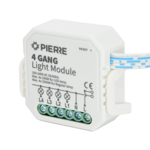 PIERRE 4 Gang Light Module (L+N)