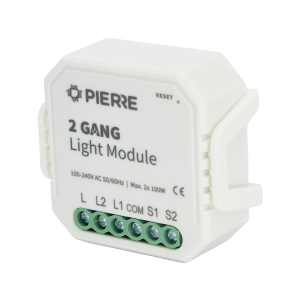 PIERRE 2 Gang Light Module (no Neutral)