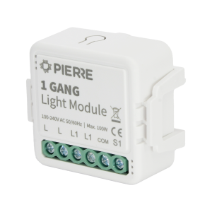 PIERRE 1 Gang Light Module (no Neutral)