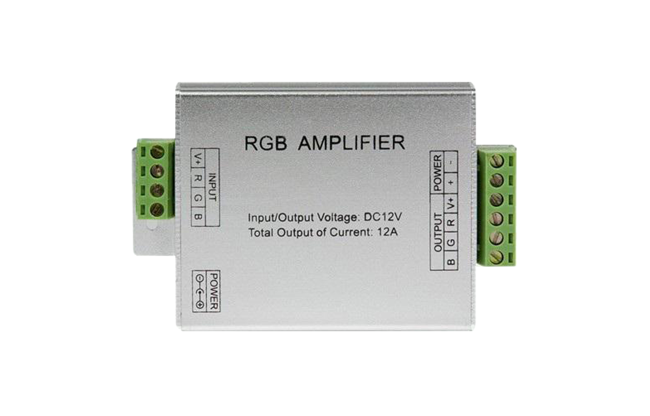 PIERRE LED RGB Amplifier 12A 12/24V