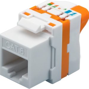 Cat6 UTP Keystone Connector - Toolless Twist